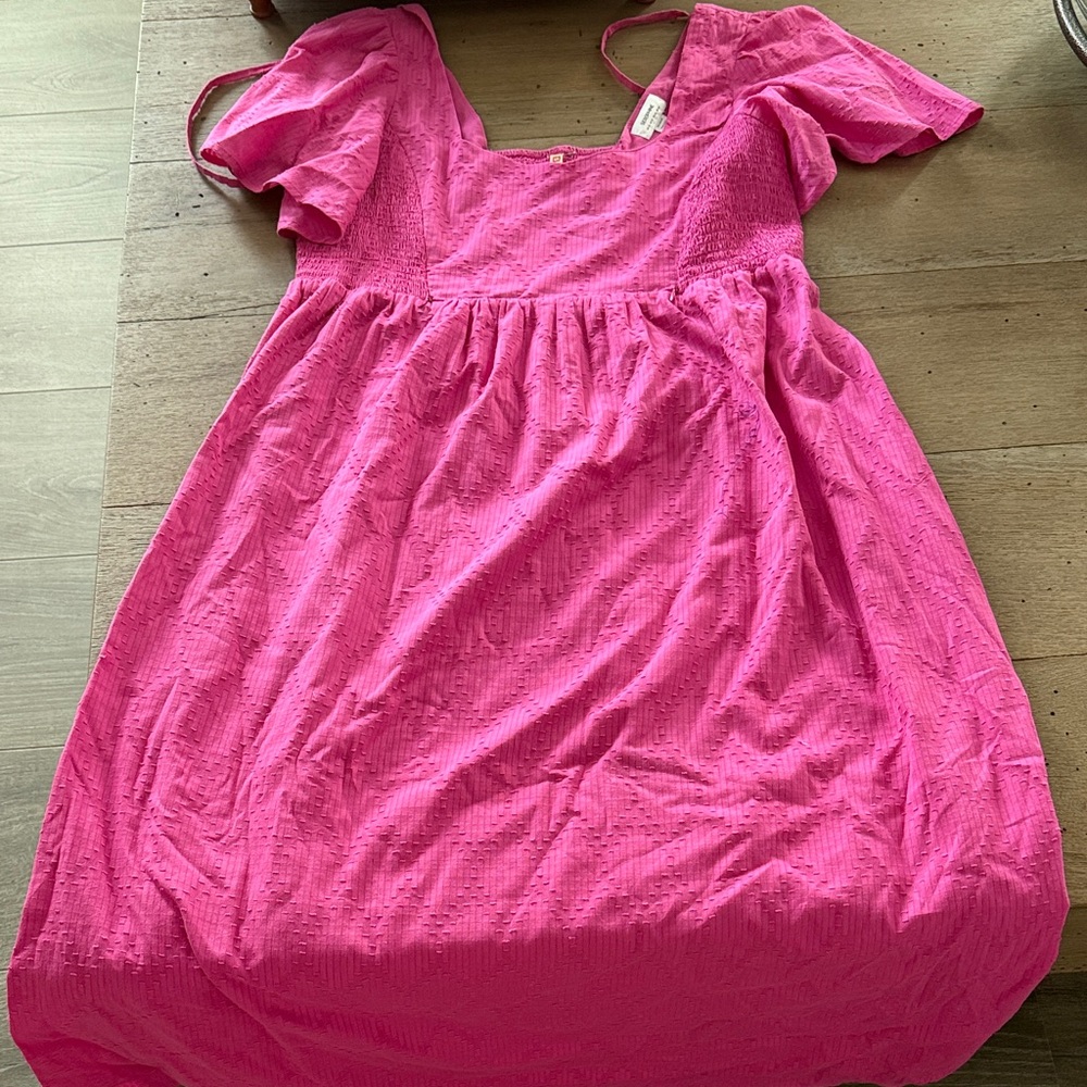 Seraphine Fuchsia Casual Dress